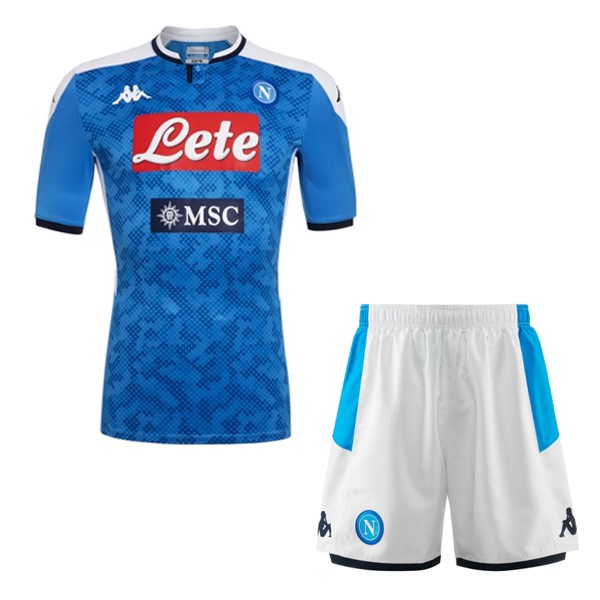 Camiseta Napoli 1ª Kit Niño 2019 2020 Azul